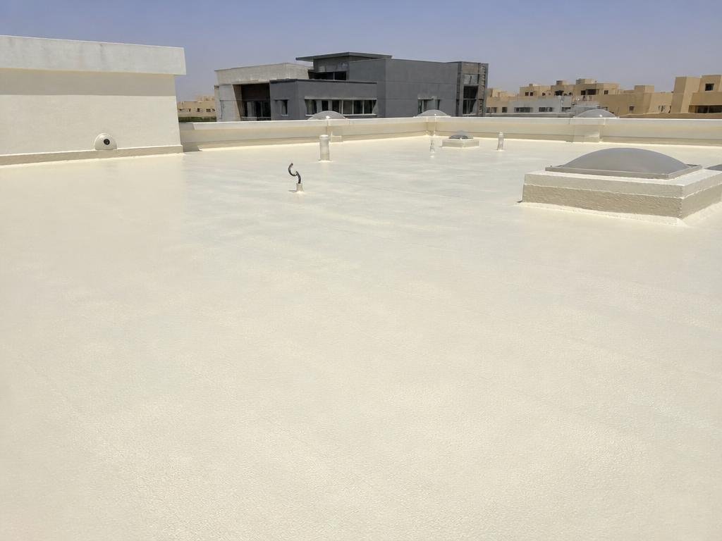 عزل سطح صبة بالفوم